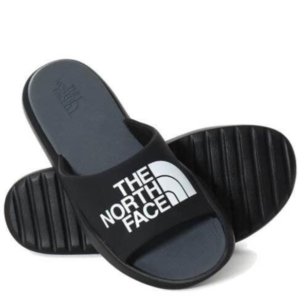 BRAND NEW men the north face triarch black slippers / sandals size US 11 & 12 - Picture 1 of 8